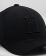 Les Deux Baseball Cap Sued II Schwarz